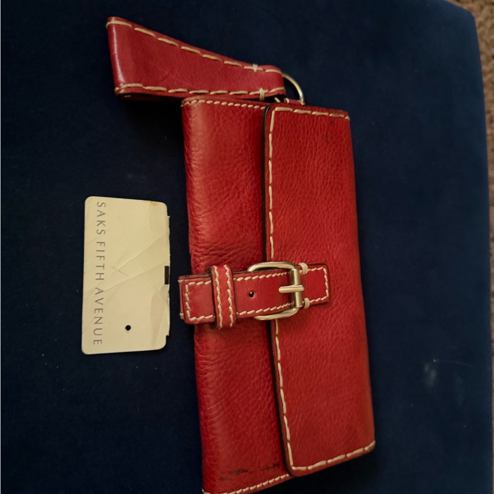 Red Authentic Chloe Wallet - Picture 8 of 12